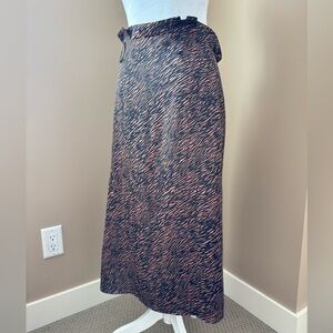 Zara Midi Skirt Animal Print